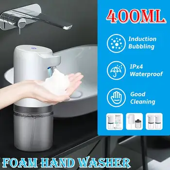 

400ml Sensor Bathroom Dispenser Automatic Foaming Washing Phone Soap Dispenser Sensor Foam Machine Quikly Bubbling