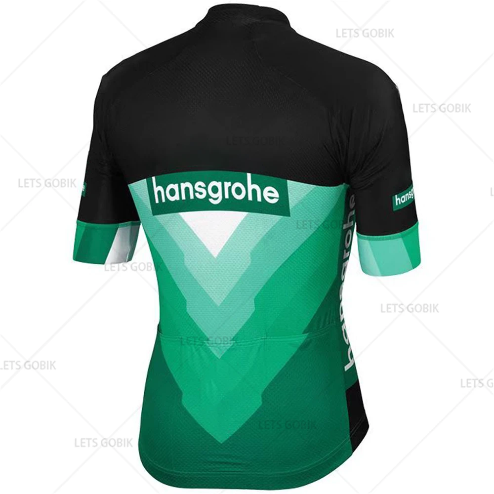 Boraing Hansgrohe велосипедная футболка с коротким рукавом, велосипедная рубашка, одежда для велосипеда, летняя одежда, Ropa Ciclismo