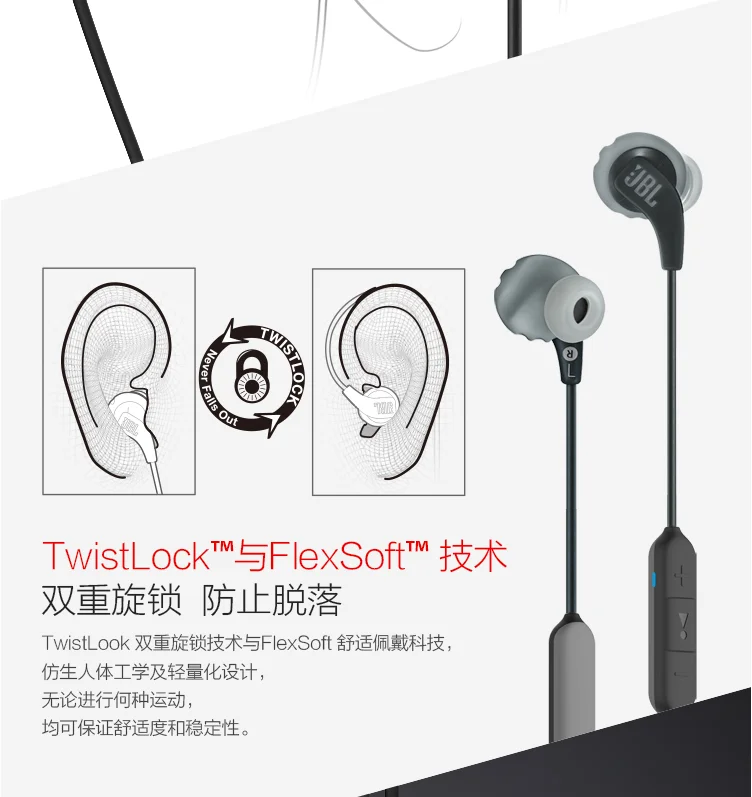 JBL ENDURANCE RUN BT Wireless Bluetooth Headphone Stereo Bass Earphone Fitness Waterproof IPX5 Earphone Mic Ecouteur Headphones