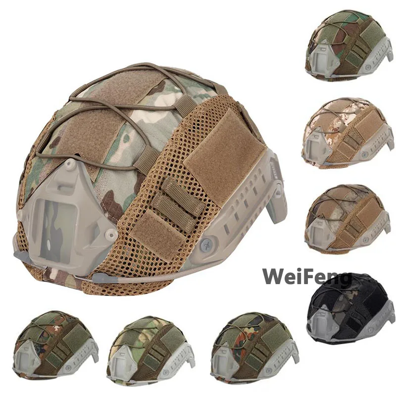IDOGEAR Tactical Helmet Cover for FAST Helmet Camo BJ/PJ/MH Type Military Army 