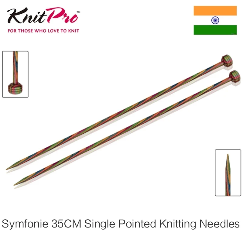 Knitter's Pride Symfonie Set Aghi Calzetta Singoli 40cm - Custodia In Tessuto - Multicolore