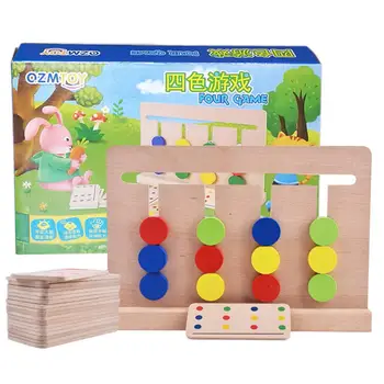 

4 Colors Logic Games Early Education Color Recognition Cognitive Educational Toys for Kids