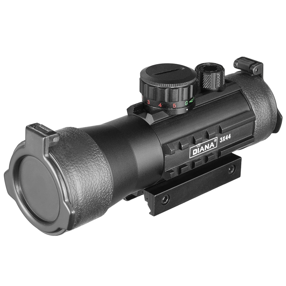 Red Dot Sight Rifle Scope Holographic Collimator DIANA 3x44 Hunting red dot tactical Optical sight Airsoft accessories fits 11/20mm Picatinny mount rail rifle scope for hunting