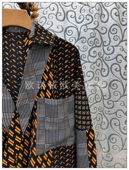 

SuperAen 2019 Europe Fashion Women Shirts Autumn New Lapel Wild Casual Blouses and Tops Female Long Sleeve Women Clothing