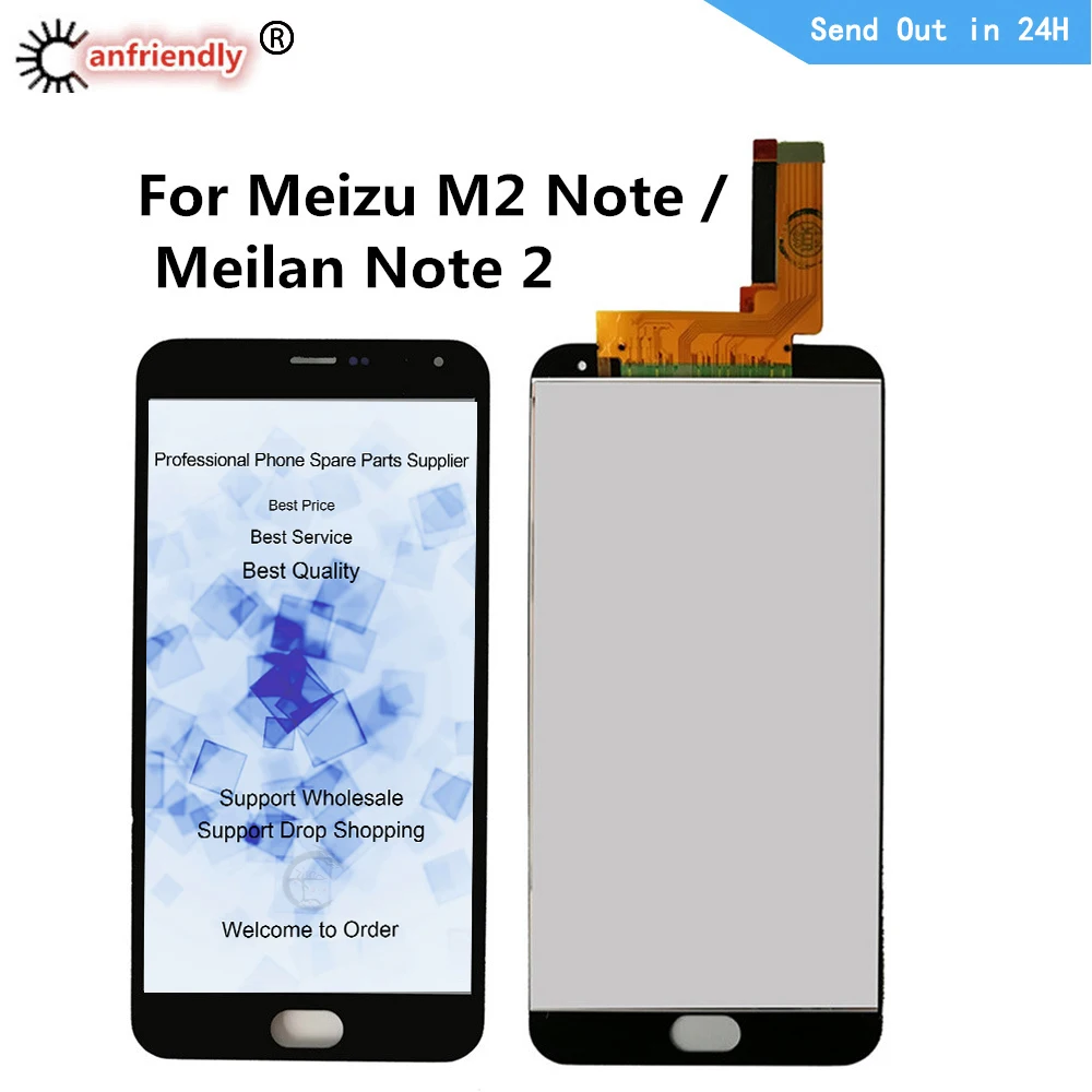 lcd touch screen meizu m2 note supplier