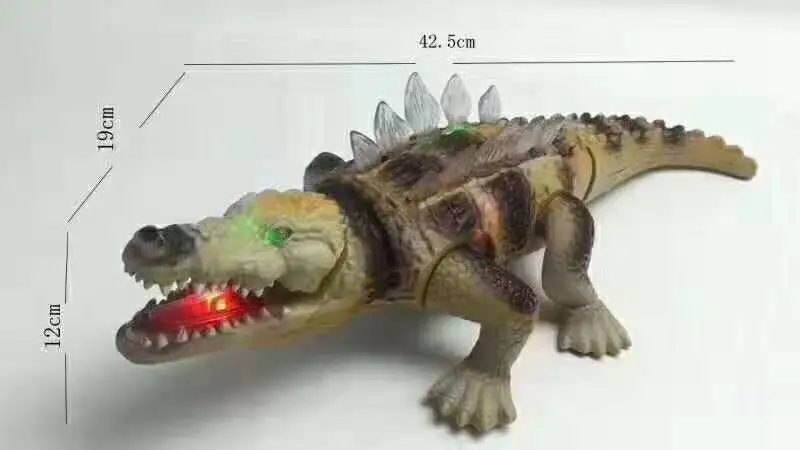 dinosaur Новинка электрическая подсветка с подсветкой, прогулка, динозавр, пластмассовые игрушки, плюшевые подарочные игрушки - Цвет: dinosaur