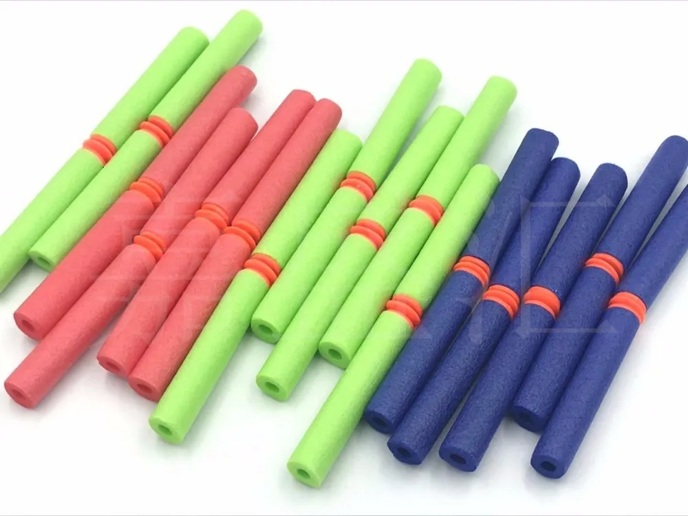 100 шт для пуль Nerf, мягкая полая головка 7,2 см, запасная игрушка дартс, пули для пуль серии Nerf, бластеры, рождественский подарок для детей