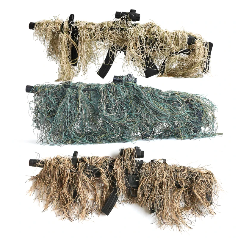 Combinaison ghillie camouflage chasse - Couverture fusil paintball airsoft accessoire pêche discrète