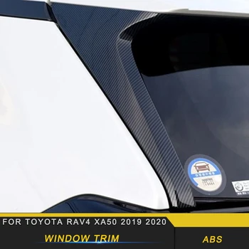 

For Toyota Rav4 Rav 4 XA50 2019 2020 Car Rear Window Cover Protector Decoration Trim Frame Sticker Exterior Accessories