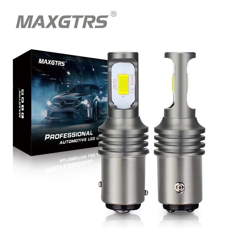 2x S25 1157 BAY15D P21/5W 2057 2357 7528 Led 3570 светодиодный фонарь заднего хода задний стоп сигнал