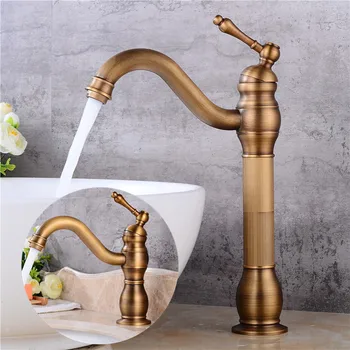 

European To Fake Something Antique Hot And Cold Basin Water Tap Shower Room Originality Water Tap On The Stage Basin Wash Hands