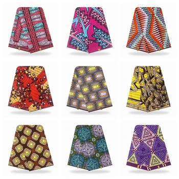 

Ankara Fabric African Real pagne Wax Print 100% Cotton Flower Print Cloth Veritable Wax Latest High Quality 2020 New Veritable