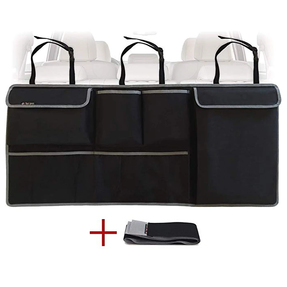 

Car Backseat Trunk Organizer Auto Hanging Seat Back Storage Bag Multipurpose Cargo Accessory for Outdoor Travel Camping New