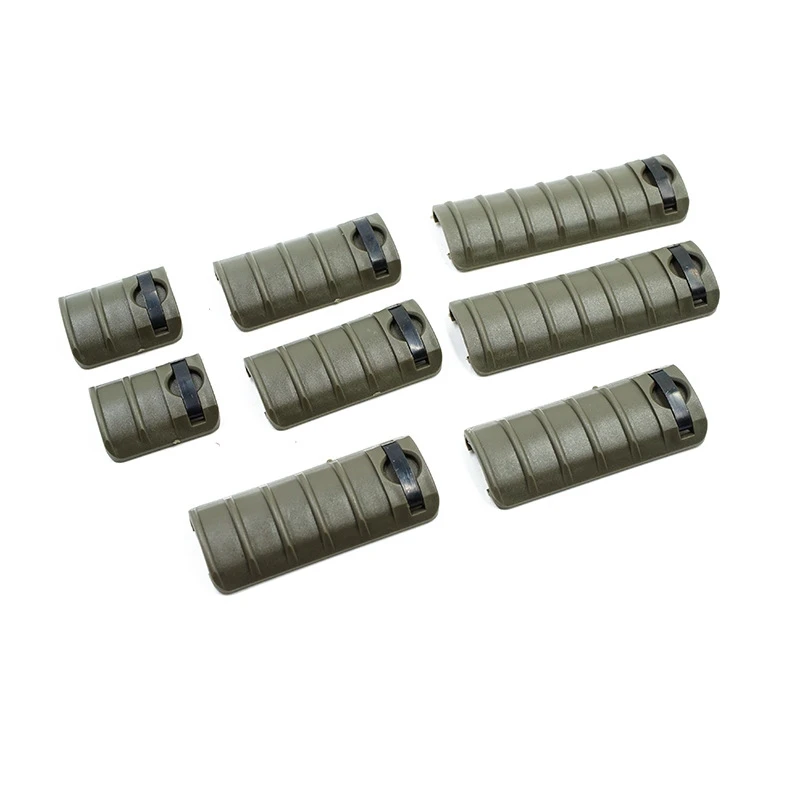 8 шт./компл. этой компанией Airsoft нейлон направляющая для ствольной накладки Панель ребристые 20 мм планка Вивера Чехлы пневматическое оружие AEG аксессуар для пейнтбола