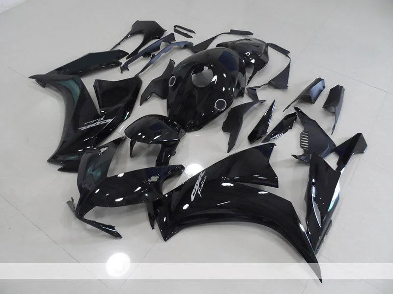 ABS полный обтекатель комплект Подходит для HONDA CBR1000RR 2012 2013 15 16 CBR 1000RR 12-15 CBR1000 обтекатель черный цвет