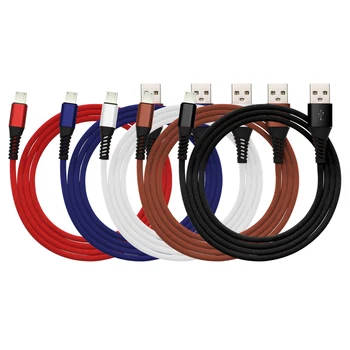 

Nylon Micro USB Cable 1M Fast Charging for Xiaomi Redmi Note 5 Pro Android Mobile Phone Data Charger Cord For Samsung S7 S6