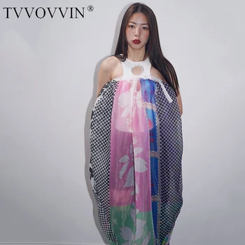 

China High Waist Pattern Printed Stitch Ways Wear Perspective Half-body Skirt Women Fashion Tide New Spring Autumn 2020 1S117