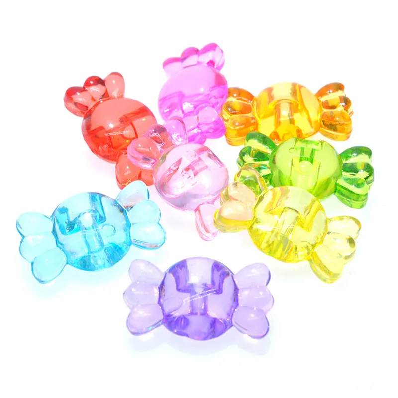 

Бесплатная доставка, нижнее белье смешанного Цвета акриловые милые конфетные Форма ювелирных изделий и бусами для девочек, DIY аксессуары для украшения Материал 30x11x12 мм 190 шт