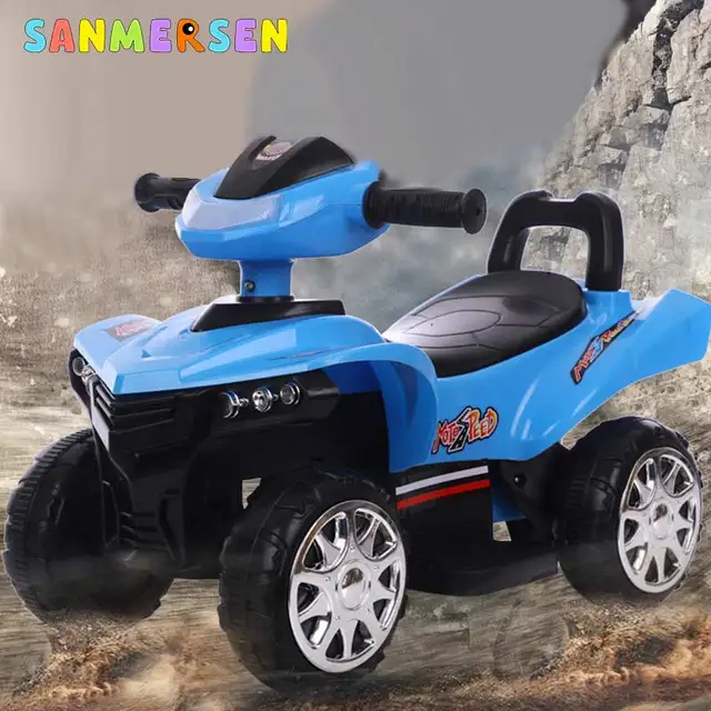 Children Electric Off-road Car Dual Drive Automobile Motorcycle Charging 4 Wheels Motorcar Music Lighting Ride On Cars For Kids 3