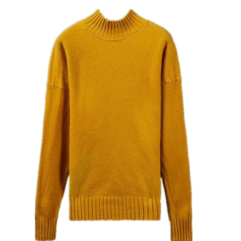 Цвет: желтый Y2297-G1348 autumn and winter new women fashion slim keeping warm sweater cheap wholesale free shipping - Цвет: Цвет: желтый