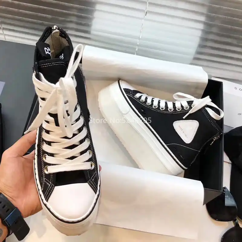 distressed canvas shoes