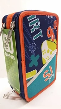 

Seven- Astuccio SJ Gang 3 Zip Completo, Colore Default, 000