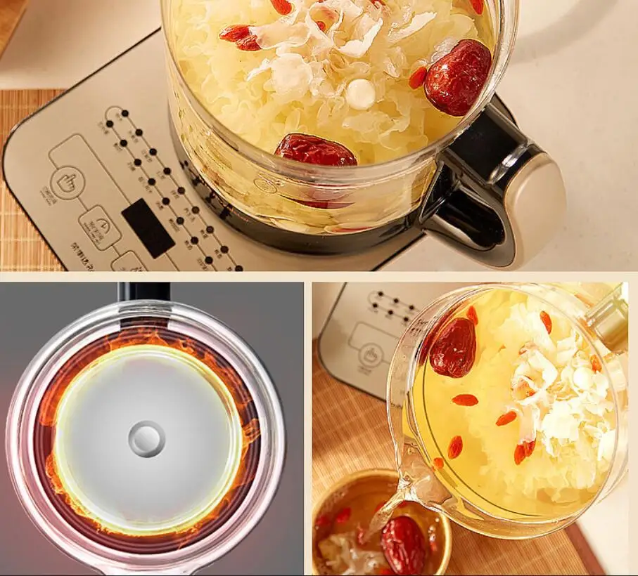 Royalstar YSH20K 2L glass home Yogurt maker water cooker household electric kettle tea pot Tea Maker Smart Control Auto Shut-off
