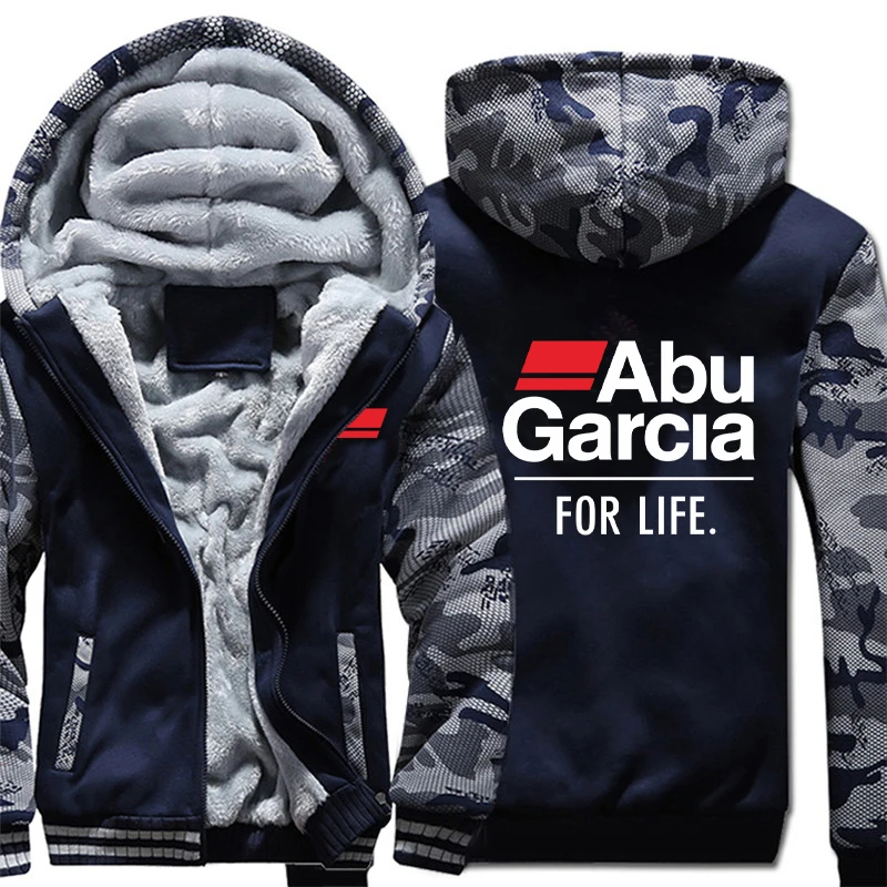 Winter Jacket Sweatshirts Hoodies Abu Garcia Coat Pullover Long-Sleeve Fisher