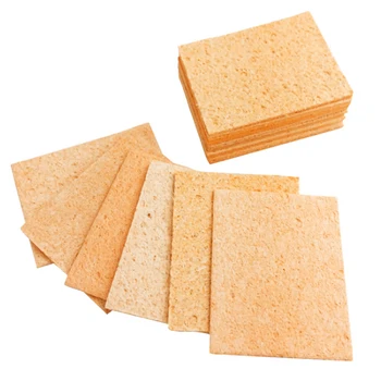 

10pcs Yellow Cleaning Sponge Cleaner For Enduring Solder Welding Station Electric Soldering Iron Tips Clean Sponge Repair Tools