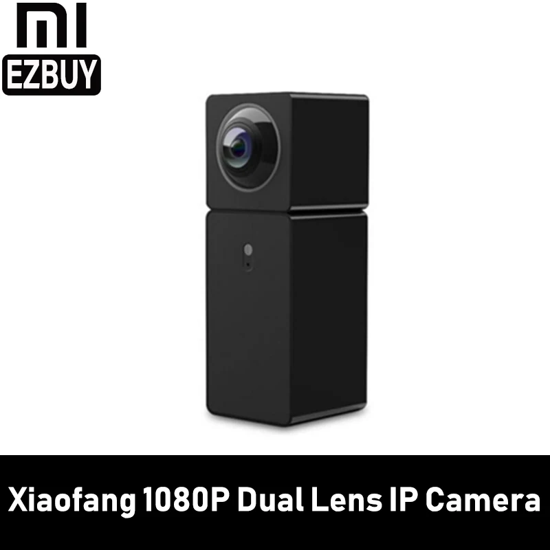 Xiaomi Hualai Xiaofang 1080P двойной объектив панорамный вид смарт wifi ip-камера двойная