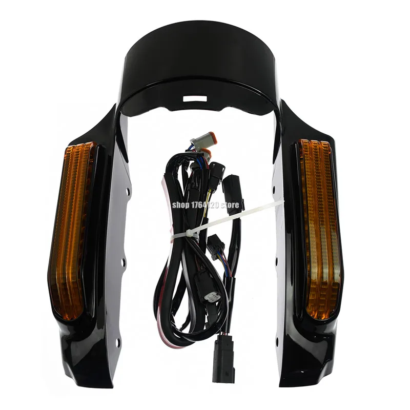 Мотоцикл светодиодный фонарь заднее крыло набор панелей подходит для Harley Touring Road King Street Electra Glide FLHX FLHTCU