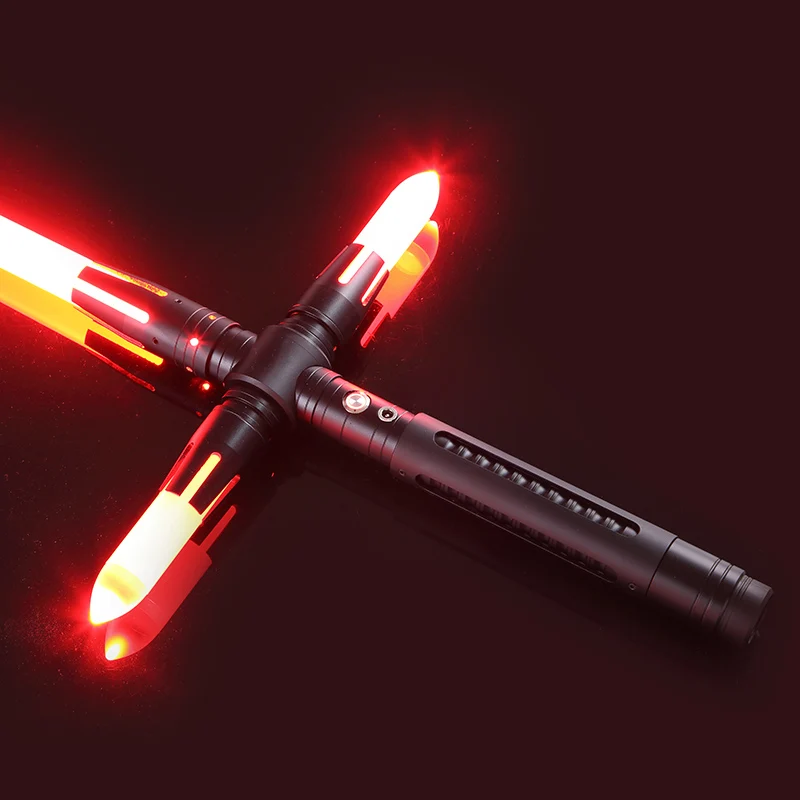 

Light Saber Force FX Heavy Dueling LED Lightsaber With FOC Lock up Metal Hilt Blaster Sound Children Gift led necklace light