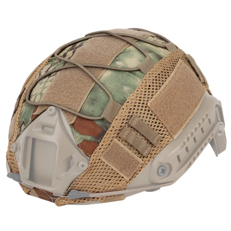 Страйкбол охота(тактический военный бой) шлем крышка CS Wargame спортивный шлем Крышка для Ops-Core PJ/BJ/MH Тип Быстрый Шлем - Цвет: YZ1379MA