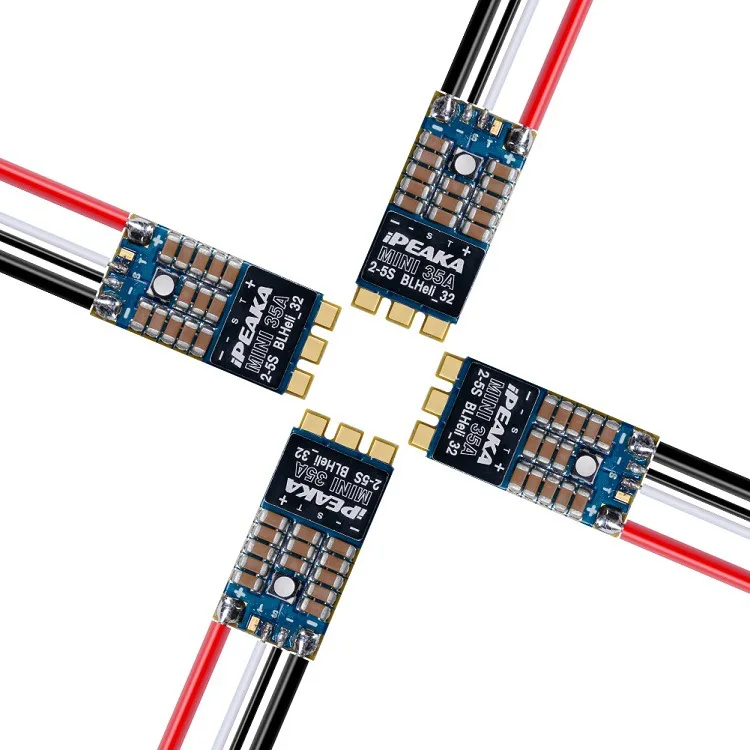 IFlight Ipeaka 35A BLHeli-32 бит 2-5S ESC STM32F051K66 Поддержка Dshot150/300/600/1200/Multishot/Oneshot для небольшой гоночный Дрон с видом от первого лица