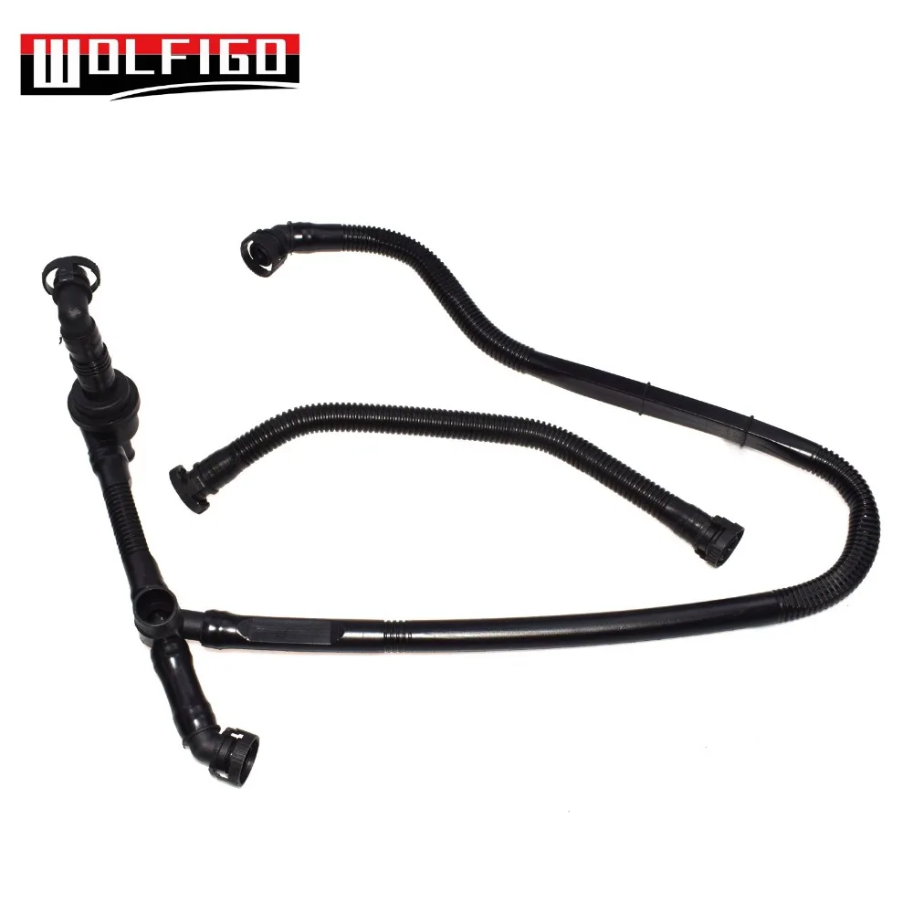 WOLFIGO Новый дышащий шланг Картера набор из 2 шт. для VW Passat B5 AUDI A4 A6 A8 4 8 V6 078103223B
