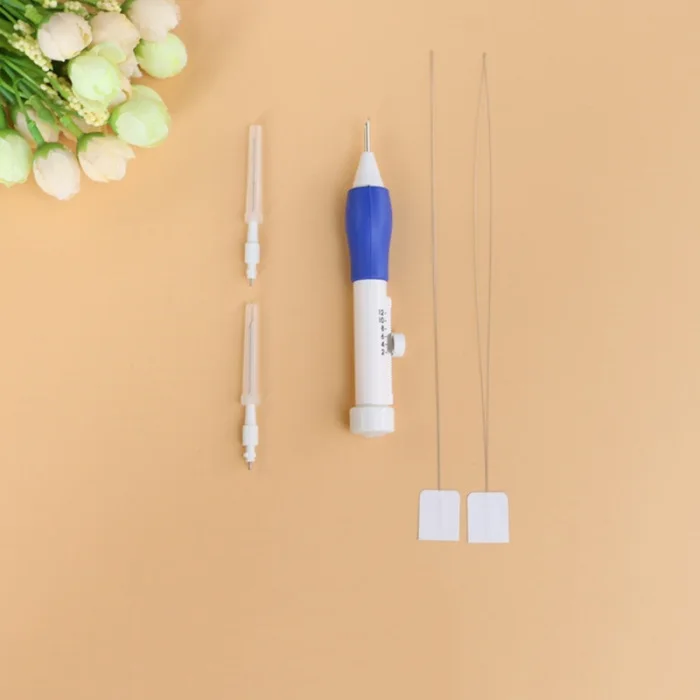 6 шт./компл. DIY ручка для вышивки 1,3/1,6/2,2 мм Диаметр Пластиковые иглы Threader одежда вязание удар Швейные иглы инструмент JS22