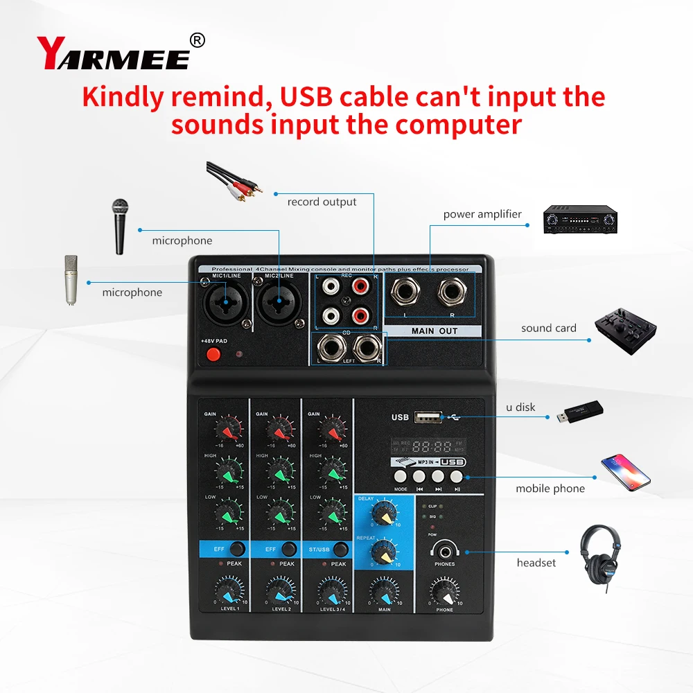 Professional Stereo Microphone Condenser Video