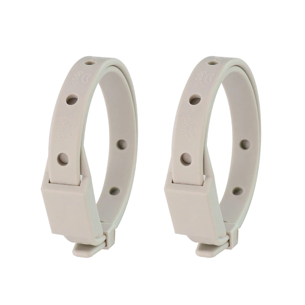 Dogs Cats Collar Anti Mosquito Flea Repellent Silicone Adjustable Pet Collar Decoration Durable Collars Pet Products