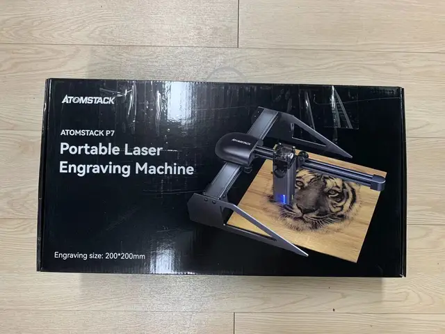 Atomstack P7 M40 40ワットレーザー彫刻cncのデスクトップdiyの切断機
