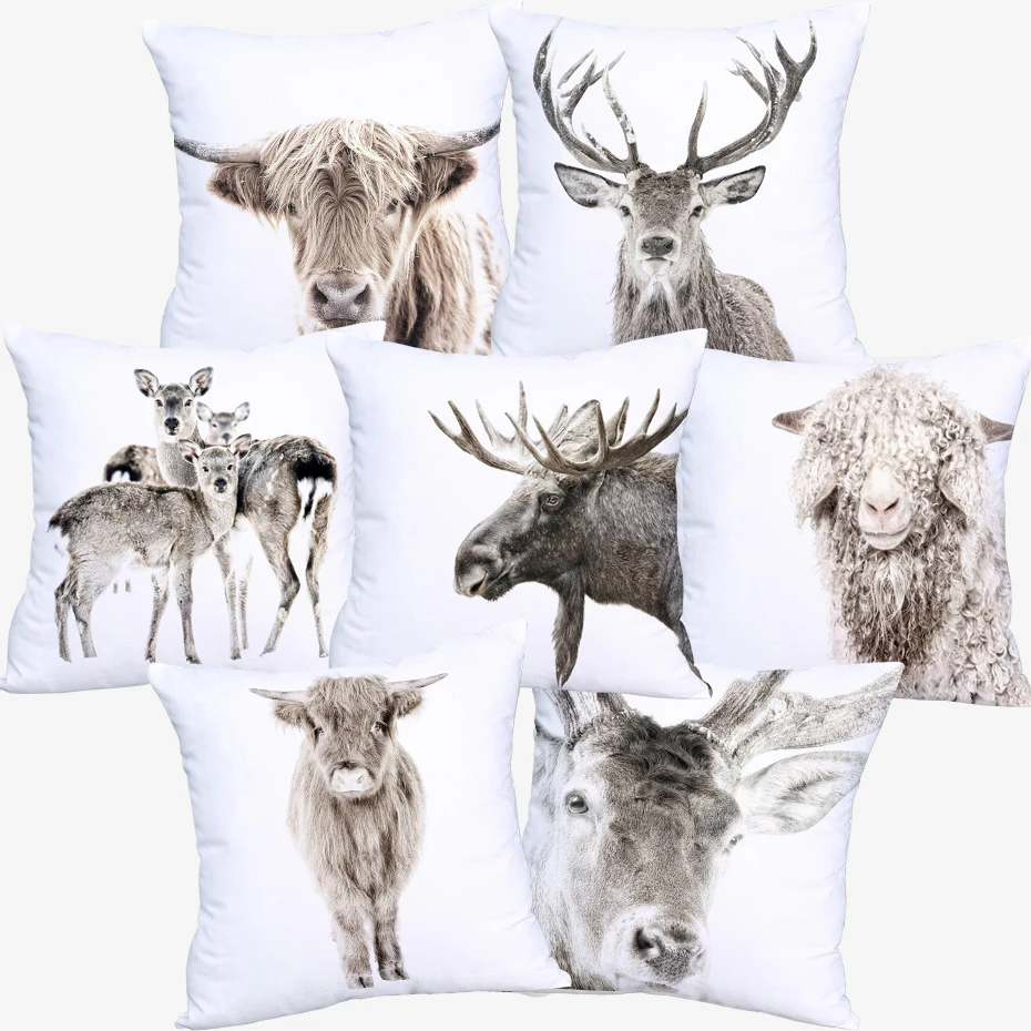Highland Stag Cushion Cover 