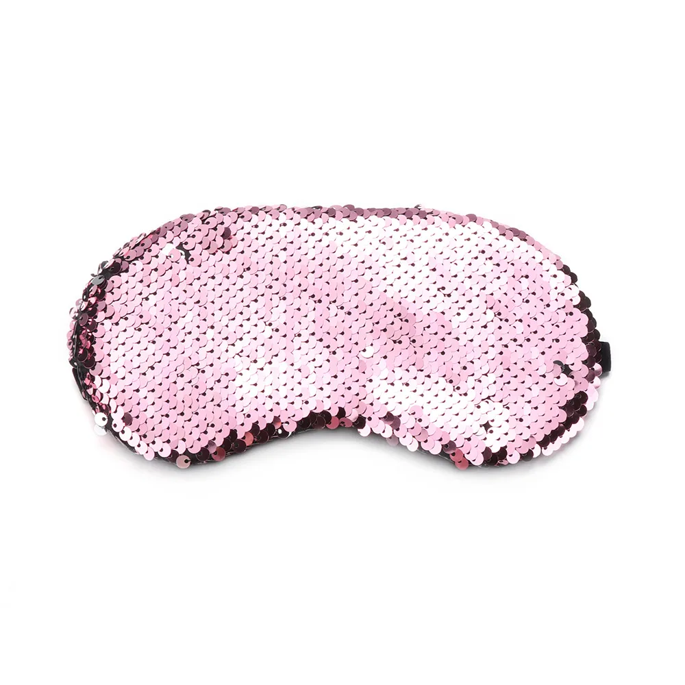 Pink Блестящая маска для глаз с блестками, маска для век для сна русалки, расслабляющая маска первой помощи, маска для глаз для путешествий, расслабляющая повязка на глаза, Вечерние Маски - Цвет: Pink