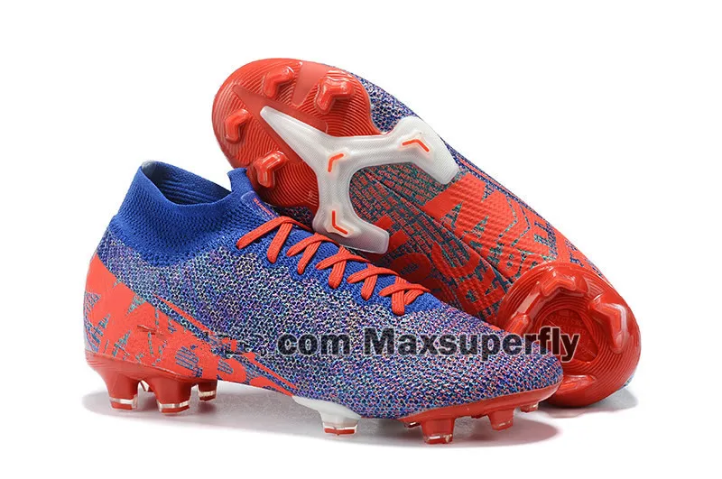 Mens Superfly VII 7 360 Elite SE FG CR7 Ronaldo Neymar NJR MDS 001 Dream Speed Boys Soccer Shoes Football Boots Cleats US6.5-11 - Цвет: 2