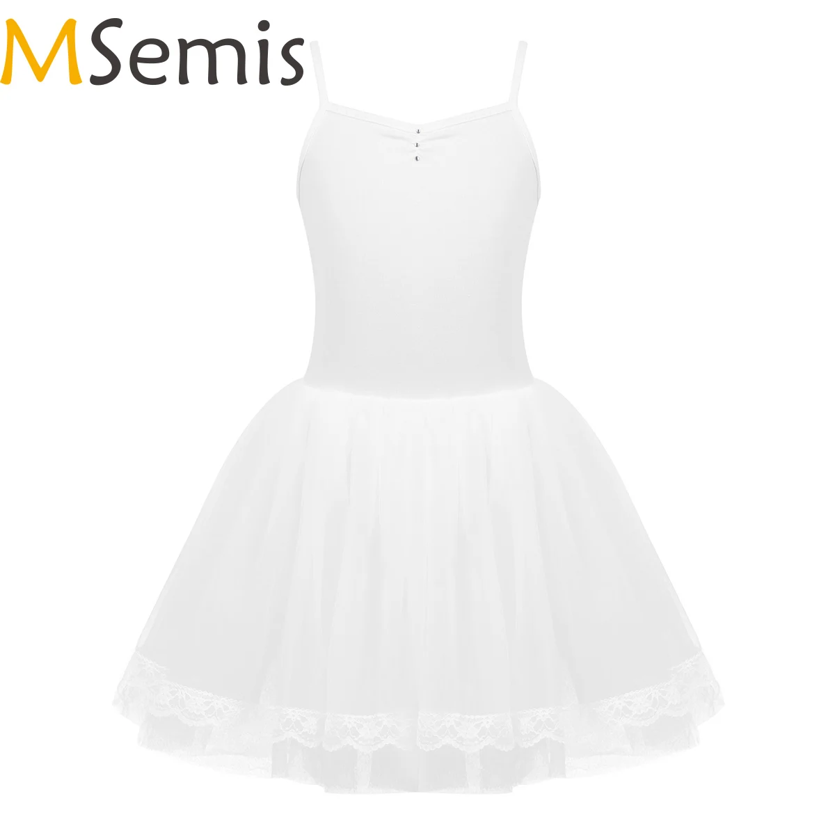 Kids Girls Professional Ballet Tutu Dress Dancewear Costumes Rhinestone Ballet Dance Ballerina Gymnastics Leotard Tutu Dress