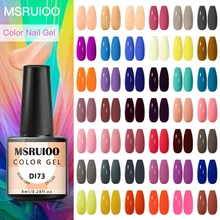Mruioo – vernis à ongles de printemps, 8ml, hybride, Semi-Permanent, besoin d'uv, LED, couche de Base et de finition