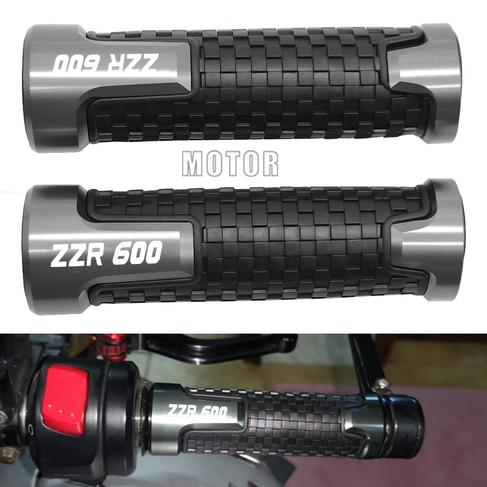 Резиновые Нескользящие ручки для Кавасаки ZZR600/ZZR 600 1990-2009 7/8 дюйма 22 мм | Автомобили