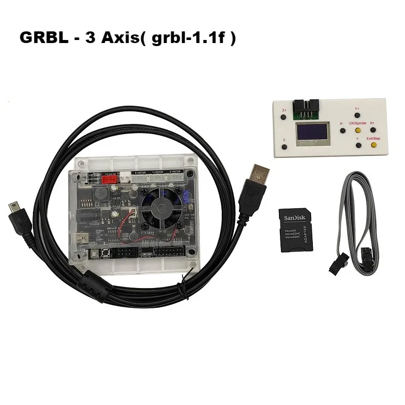3 оси гравировальный станок GRBL ЧПУ для лазерной Управление Системы 1.1f и в
