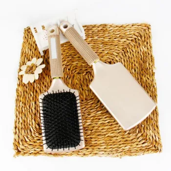 

Antistatic Hair Comb Massage Head Promote Blood Circulation Comb Hair Care Brush Massage Wooden Spa Massage Comb NEW