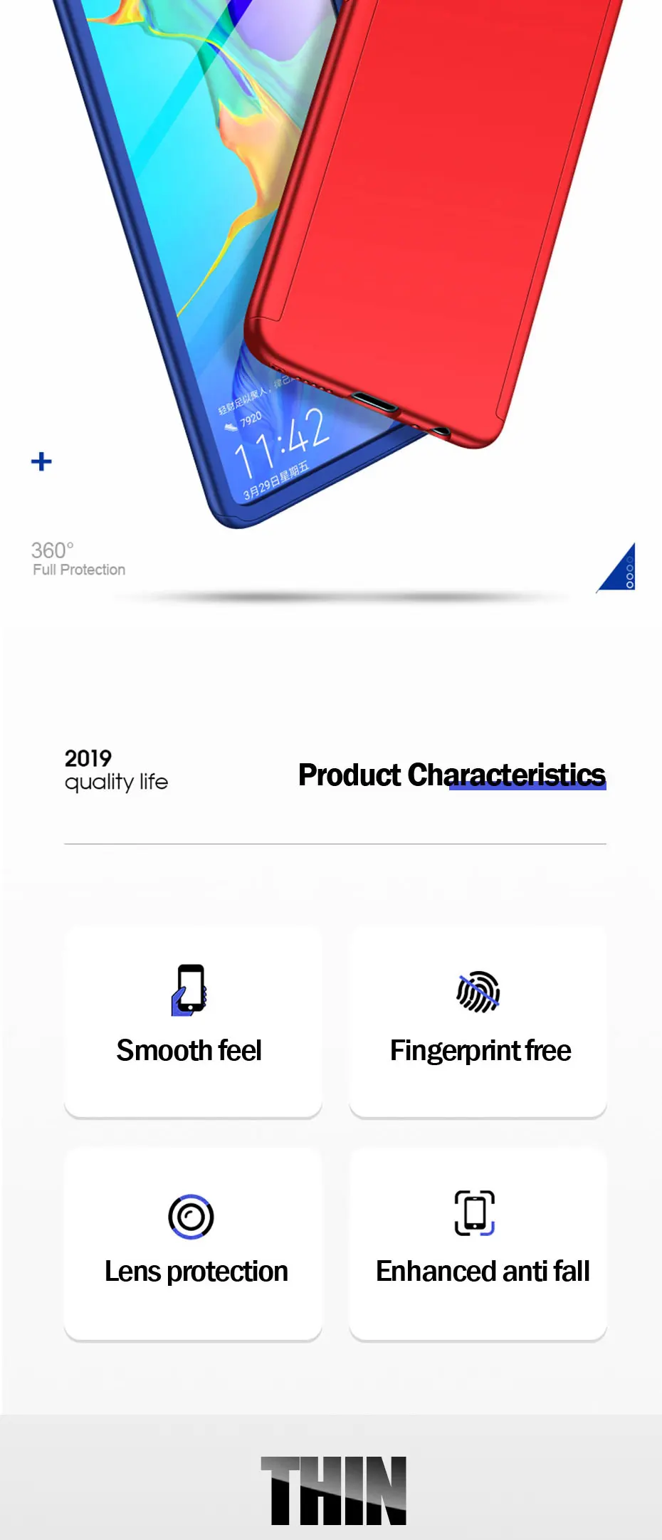 360 полный защитный чехол для телефона для samsung Galaxy A70 A40 A50 A60 A30 A20E A10 M30 M20 M10 A5 A7 A6 A8 A9 A3 чехол