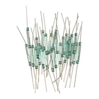

25PCS Reed Glass netic Induction Switches Tube N/O SPST 300VDC 3X20MM
