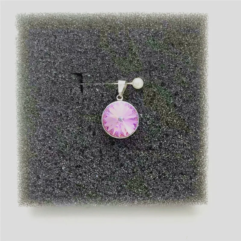 Круглые Подвески с камнями Ms betti 12 мм swarovski rivoli браслет хрустальной подвеской